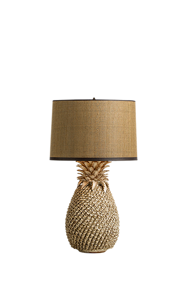 Pine chic table lamp large